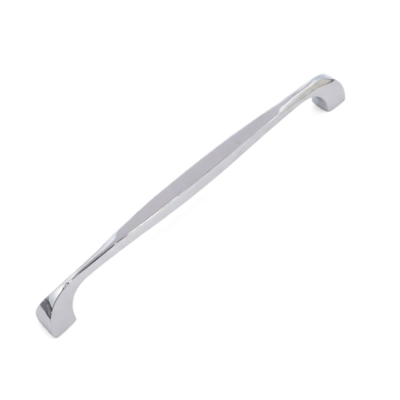 دستگیره کابینت آلومینیومی مدل G140 کروم طول 18 سانتی‌متر